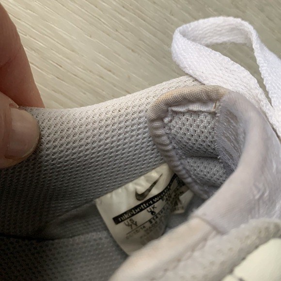 Nike Air Force 1 shoes size 7 Y sneakers white unisex - Picture 10 of 10